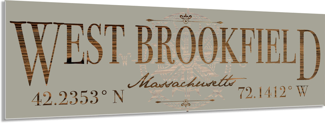 FP0805 - West Brookfield, MA Engraved Stick (Standard)