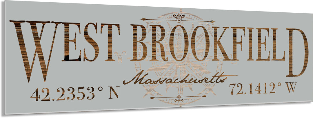 FP0805 - West Brookfield, MA Engraved Stick (Standard)