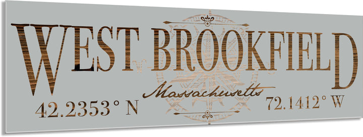 FP0805 - West Brookfield, MA Engraved Stick (Standard)