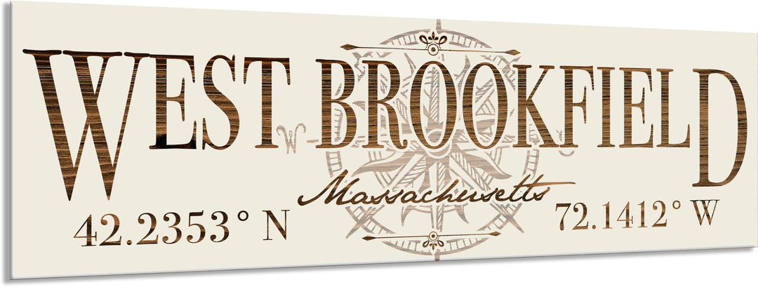 FP0805 - West Brookfield, MA Engraved Stick (Standard)
