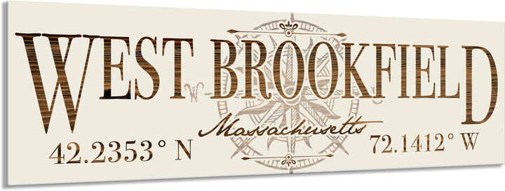 FP0805 - West Brookfield, MA Engraved Stick (Standard)