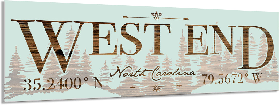 FP1449 - West End, NC Engraved Stick (Standard)