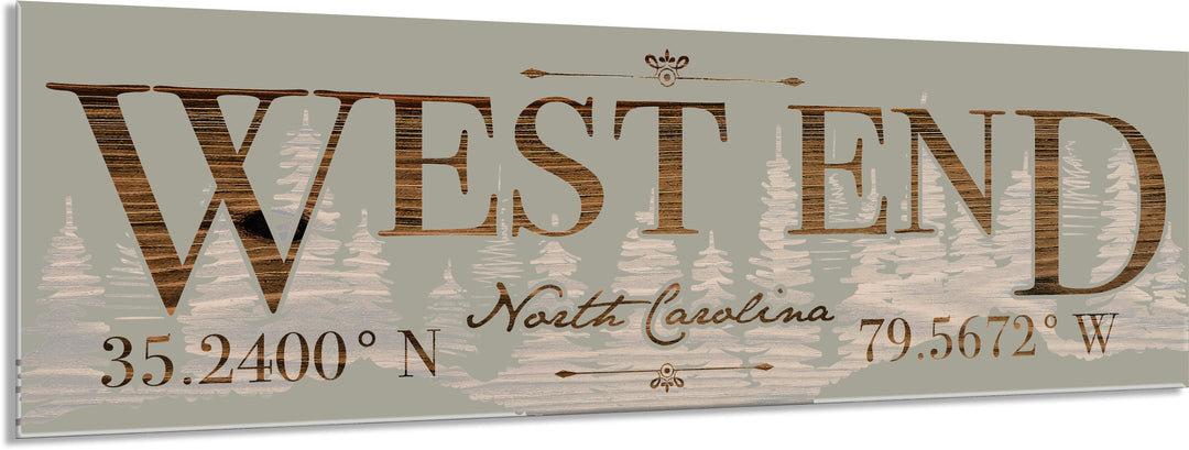 FP1449 - West End, NC Engraved Stick (Standard)