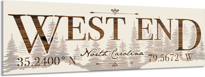 FP1449 - West End, NC Engraved Stick (Standard)