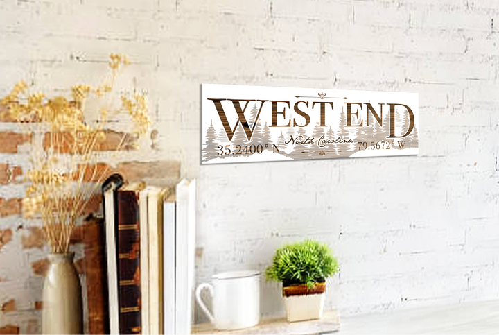 FP1449 - West End, NC Engraved Stick (Standard)