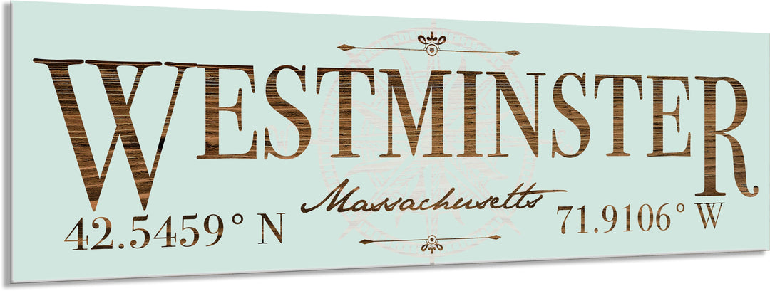 FP1039 - Westminster, MA Engraved Stick (Standard)