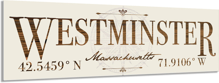 FP1039 - Westminster, MA Engraved Stick (Standard)