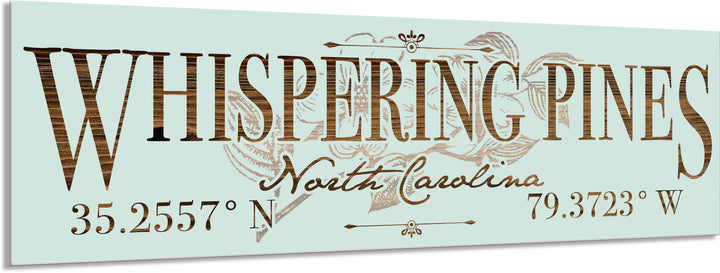 FP1371 - Whispering Pines, Dogwood NC Engraved Stick (Standard)