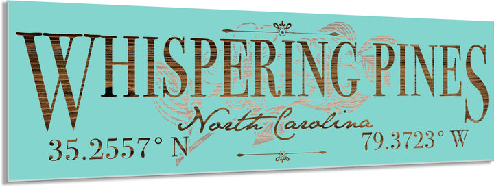 FP1371 - Whispering Pines, Dogwood NC Engraved Stick (Standard)