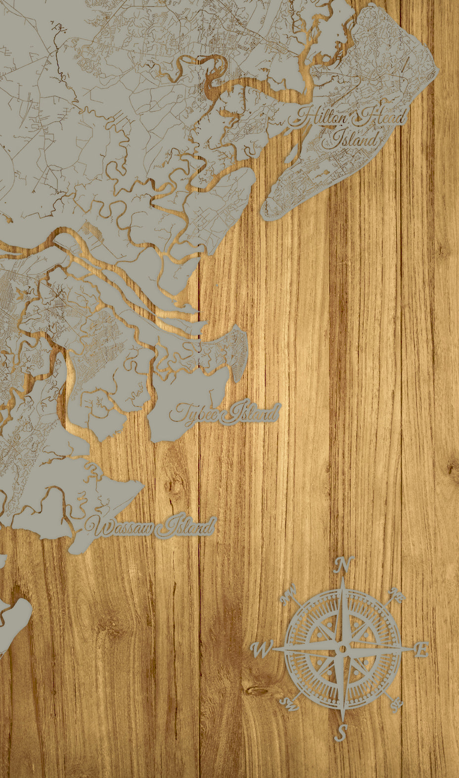 FP1465 - Islands/Vertical Engraved Map (Collective)