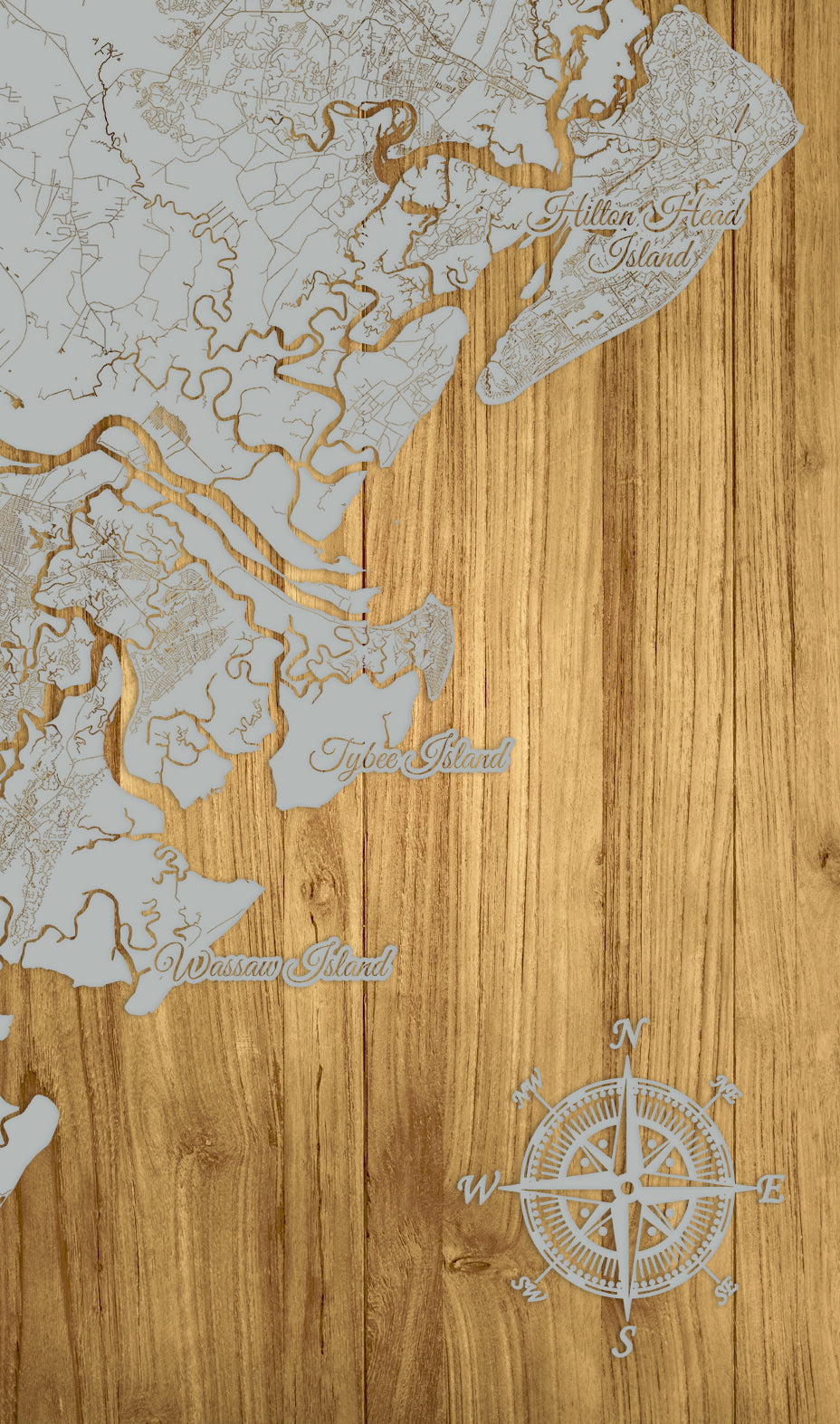 FP1465 - Islands/Vertical Engraved Map (Collective)