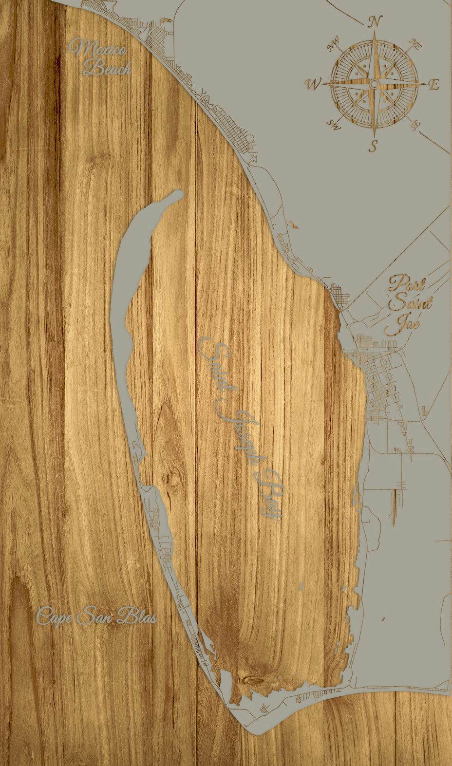 FP0389 - St. Joe Engraved Map (Standard)