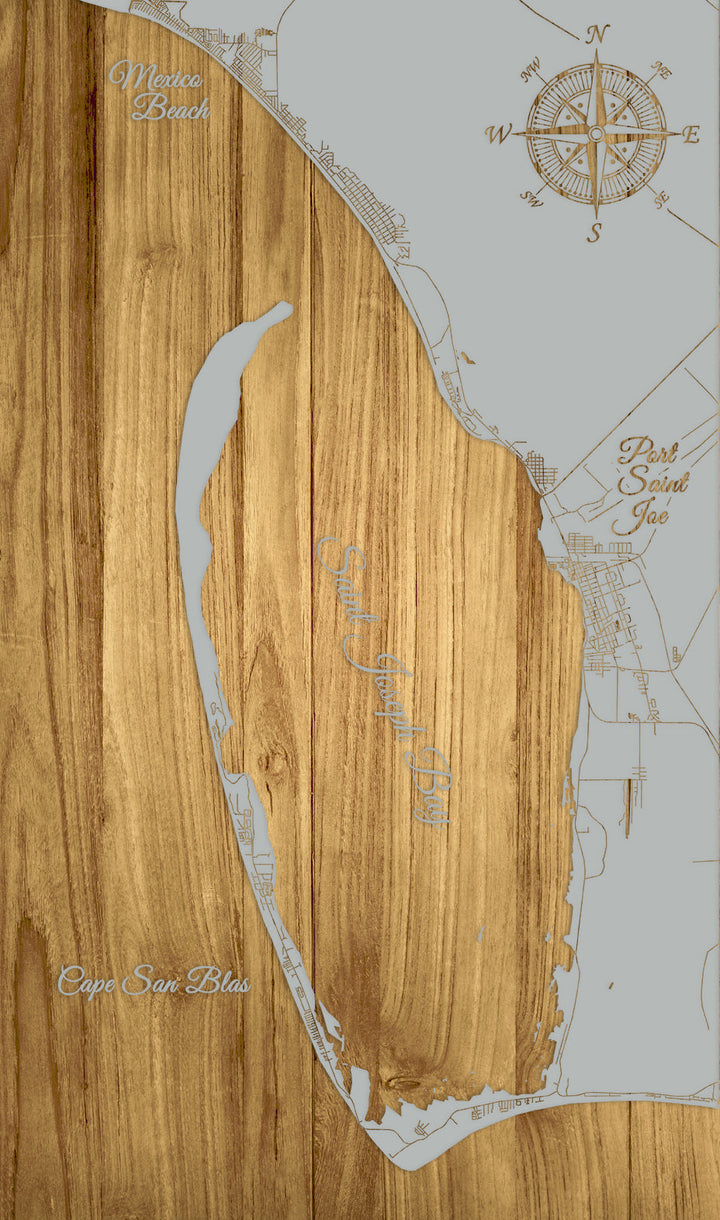 FP0389 - St. Joe Engraved Map (Standard)