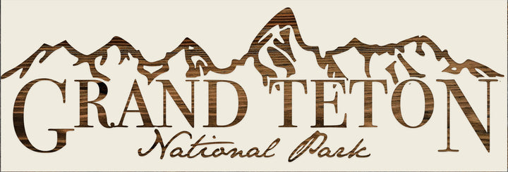 FP0614 - Teton Mountains Engraved Panoramic (Bronze)
