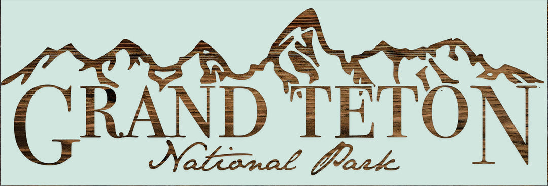 FP0614 - Teton Mountains Engraved Panoramic (Bronze)