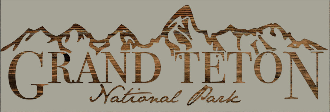 FP0614 - Teton Mountains Engraved Panoramic (Bronze)