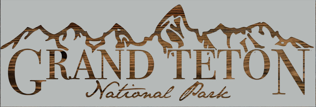 FP0614 - Teton Mountains Engraved Panoramic (Bronze)
