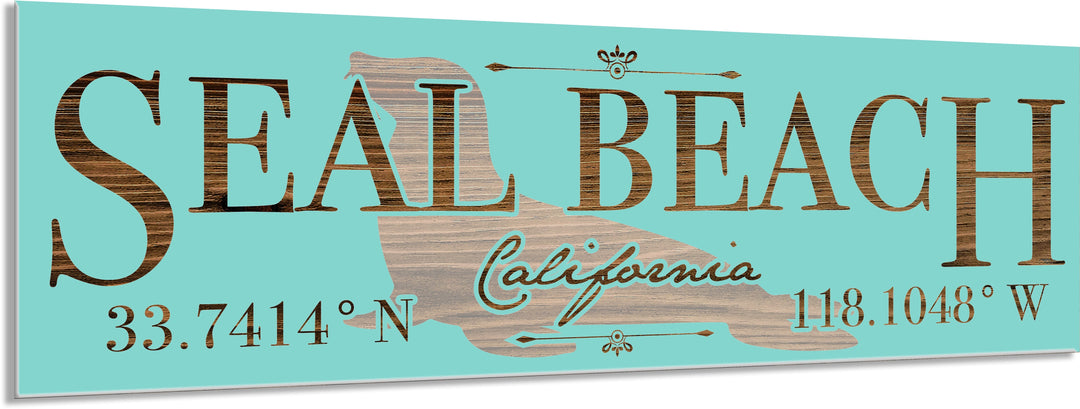 FP0680 - Seal Beach - Seal Engraved Stick (Bronze)