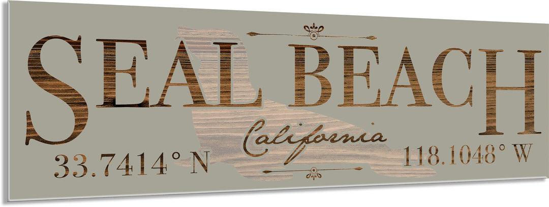 FP0680 - Seal Beach - Seal Engraved Stick (Bronze)