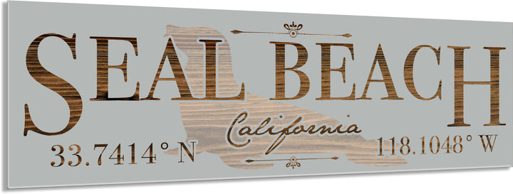 FP0680 - Seal Beach - Seal Engraved Stick (Bronze)
