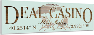 FP1081 - Deal Casino, NJ Engraved Coordinate Stick (Standard)
