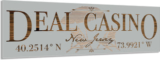 FP1081 - Deal Casino, NJ Engraved Coordinate Stick (Standard)