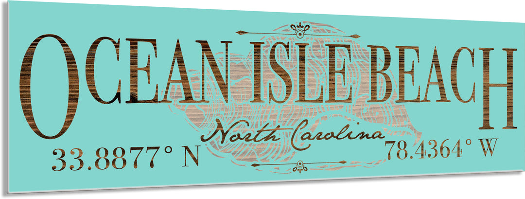 FP1449 - Ocean Isle Beach/Conch Engraved Stick (Standard)