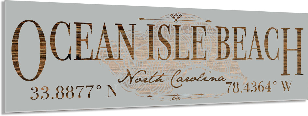 FP1449 - Ocean Isle Beach/Conch Engraved Stick (Standard)