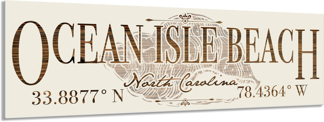 FP1449 - Ocean Isle Beach/Conch Engraved Stick (Standard)