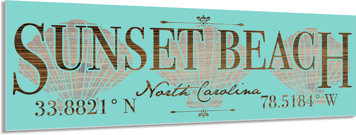 FP1449 - Sunset Beach/Seashells Engraved Stick (Standard)