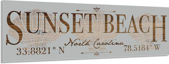 FP1449 - Sunset Beach/Seashells Engraved Stick (Standard)