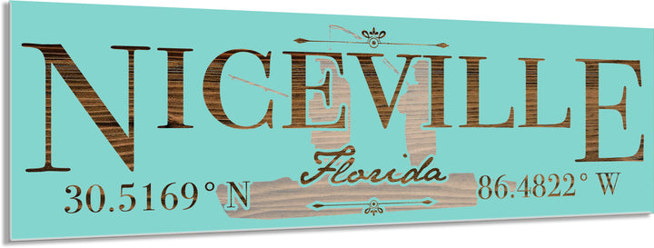 FP0772 - Niceville/Fishing Engraved Stick (Standard)