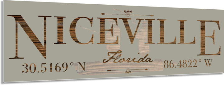 FP0772 - Niceville/Fishing Engraved Stick (Standard)