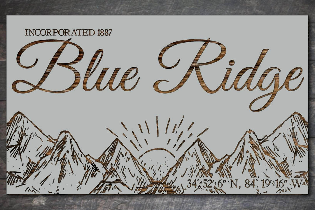 FP1695 - Blue Ridge Engraved Abstract (Bronze)