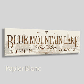 Blue Mountain Lake, New York Trees