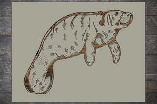 Exclusive - Manatee Engraved Patent
