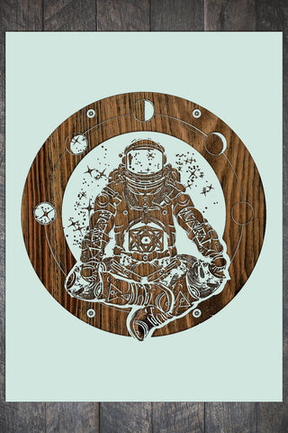 Exclusive - Spaceman Mediate Engraved Patent
