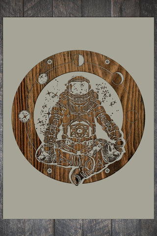 Exclusive - Spaceman Mediate Engraved Patent