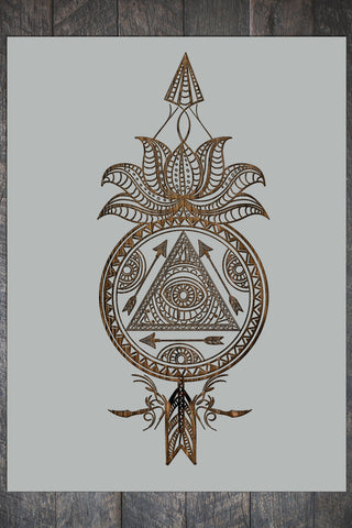 Exclusive - Lotus Catcher Engraved Patent