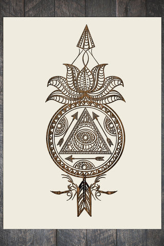 Exclusive - Lotus Catcher Engraved Patent