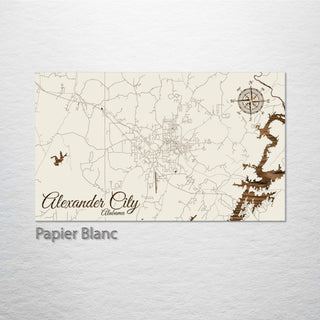 Alexander City, Alabama Street Map