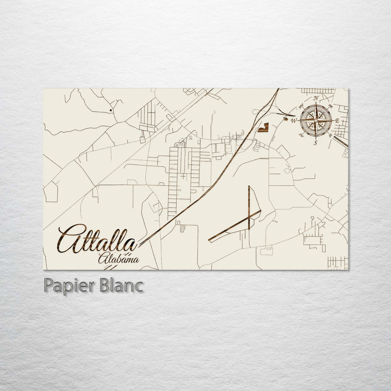 Attalla, Alabama Street Map