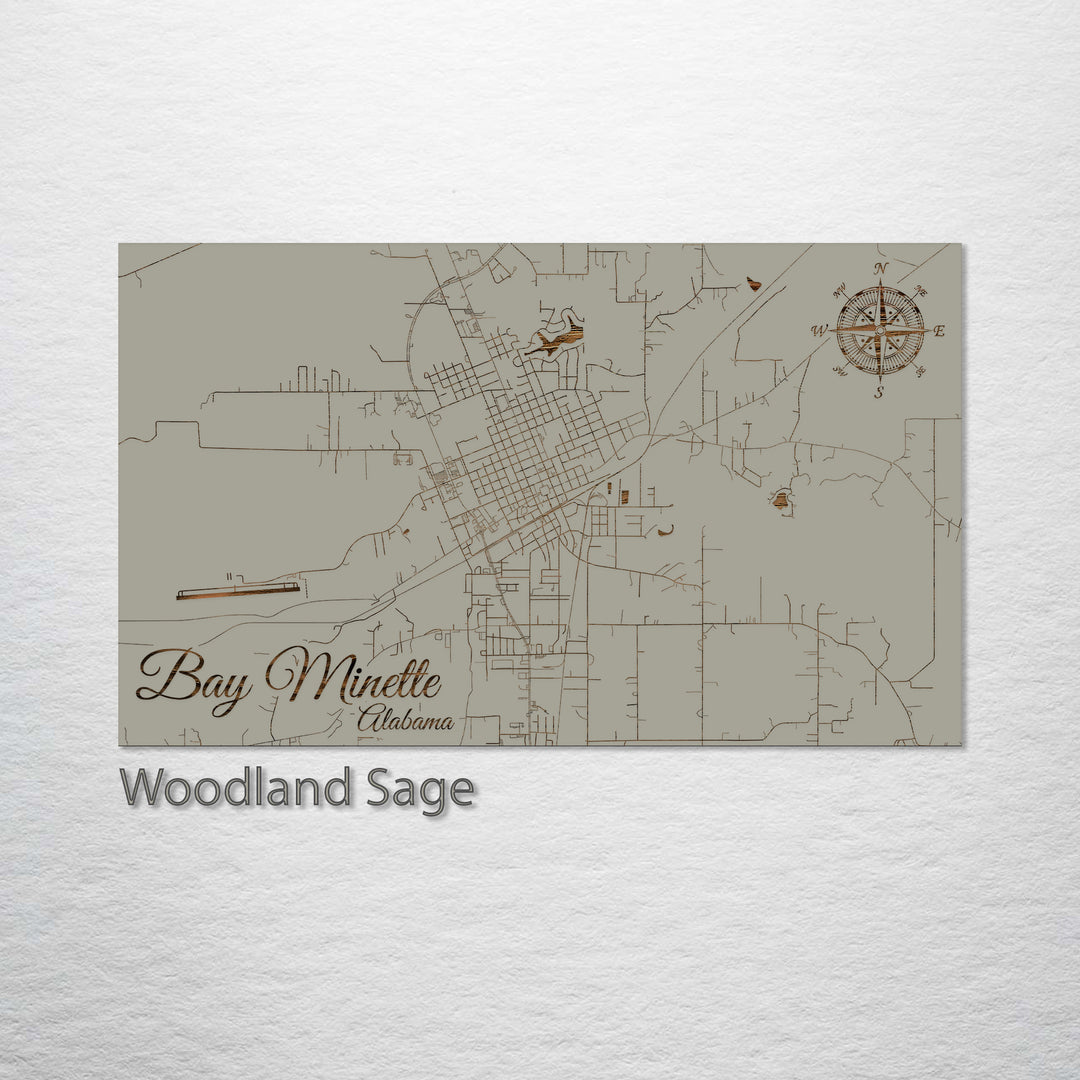 Bay Minette, Alabama, AL Street Map