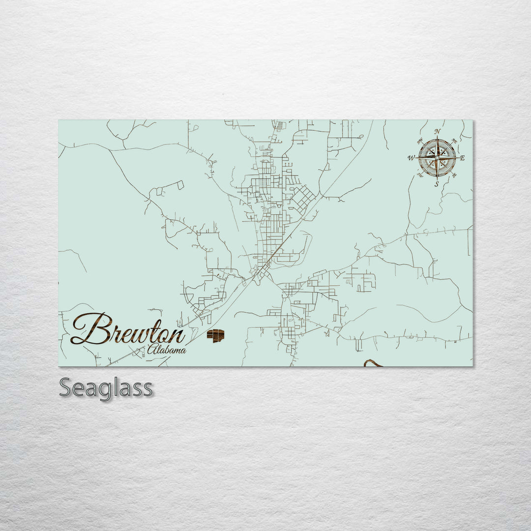 Brewton, Alabama Street Map