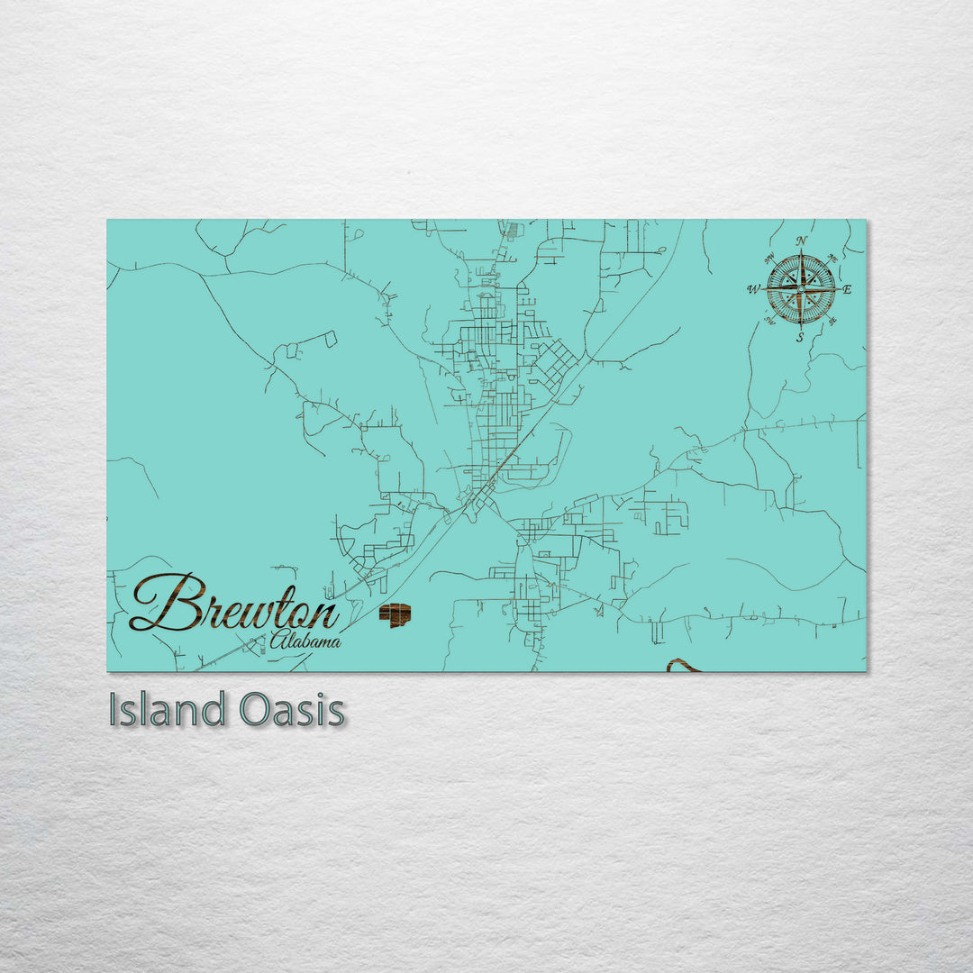 Brewton, Alabama Street Map