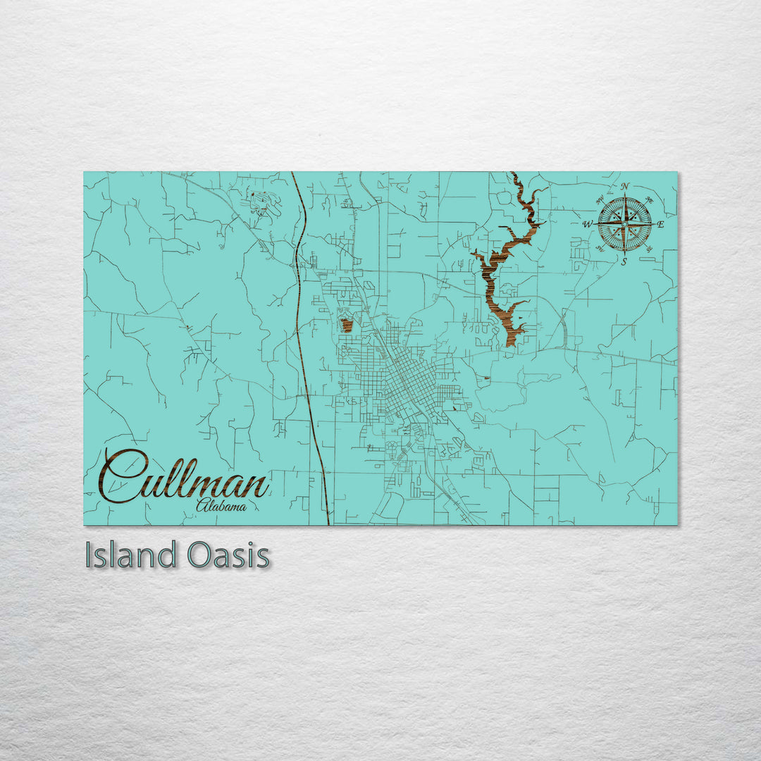 Cullman, Alabama Street Map