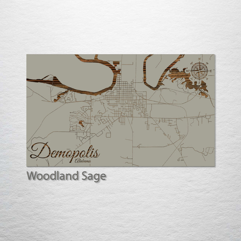 Demopolis, Alabama Street Map