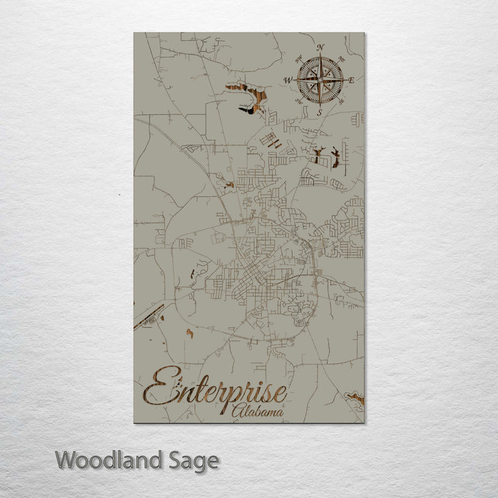 Enterprise, Alabama Street Map