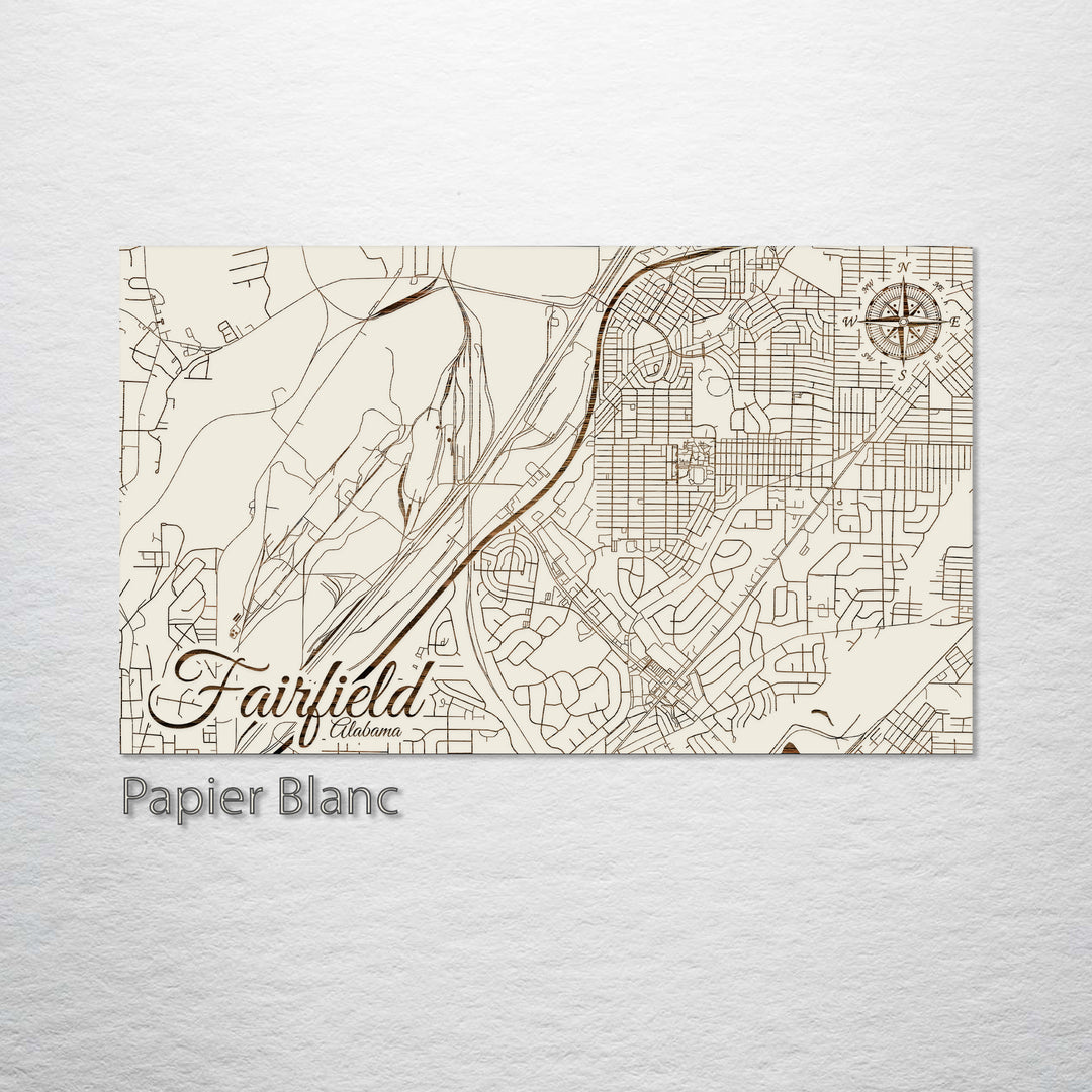 Fairfield, Alabama Street Map