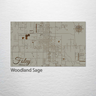 Foley, Alabama Street Map